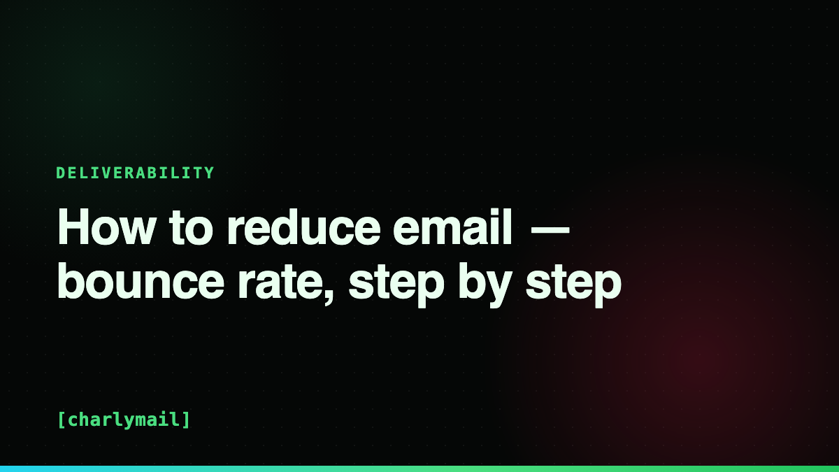How to reduce email bounce rate